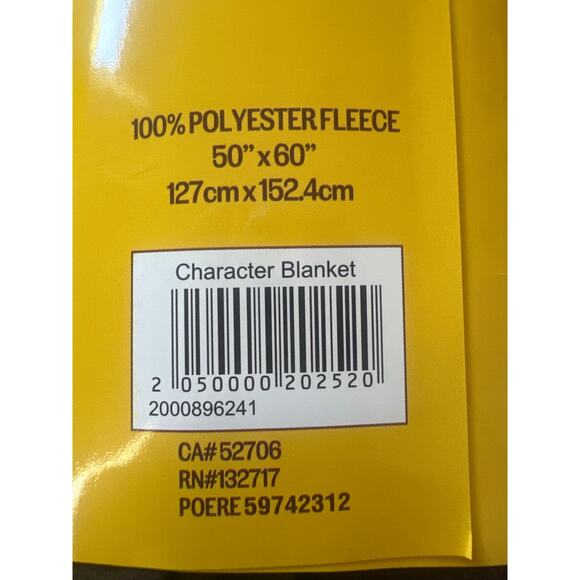 M&M’s blanket 100% Polyester fleece 50”x60” New - Picture 3 of 3